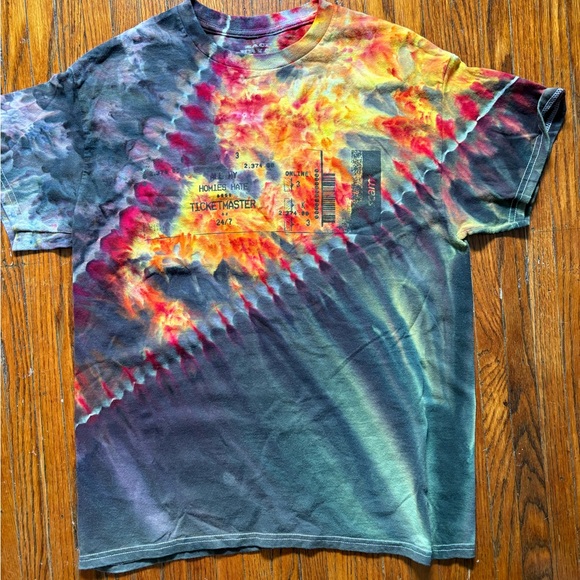 Other - Zach Bryan Custom Dyed Concert Tee All My Homies Hate Ticketmaster